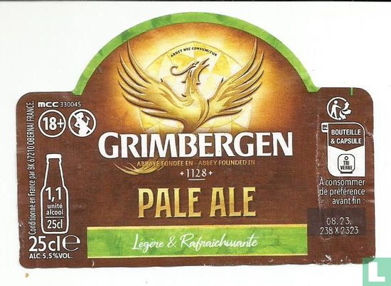 Grimbergen pale ale - Afbeelding 1