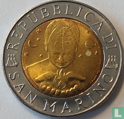 San Marino 500 lire 2000 "The work" - Image 2