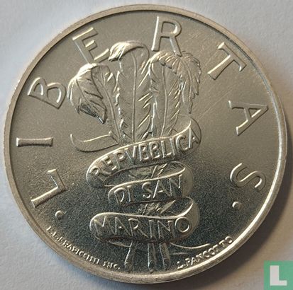 San Marino 1000 Lire 1995 "Civil Commitments for the third millennium" - Bild 2