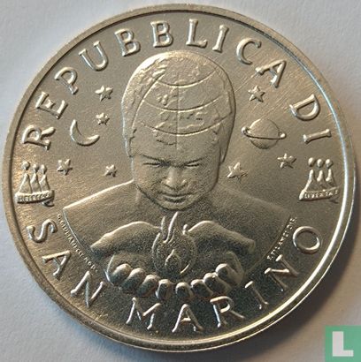 San Marino 1000 Lire 1996 "Karl Popper" - Bild 2