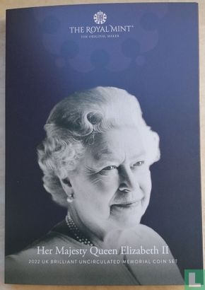 Verenigd Koninkrijk jaarset 2022 "Queen Elizabeth II Memorial Coin Set" - Afbeelding 1