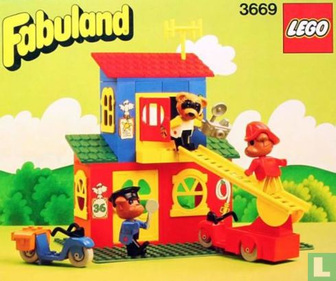 Lego 3669 Fire & Police Headquarters - Image 1