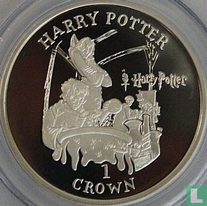 Man 1 crown 2001 (PROOF) "Harry Potter - Harry in potions class" - Afbeelding 2