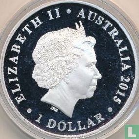 Australia 1 dollar 2015 (PROOF) "Muttaburrasaurus" - Image 1