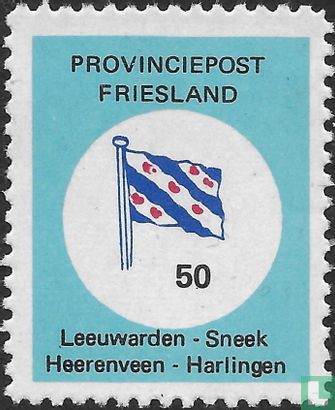 Provinciepost Friesland - Friese flag