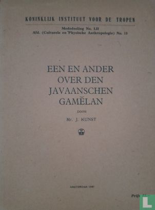 Een en ander over den Javaanschen Gamelan - Afbeelding 1