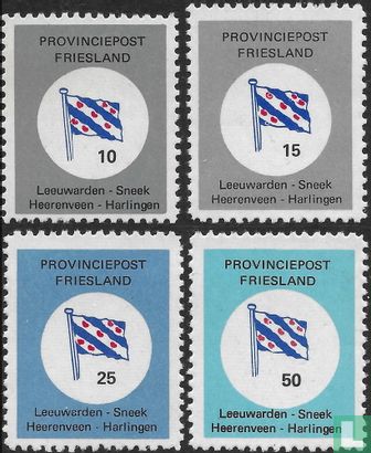 Poste provincial Frise - Drapeaux frisons