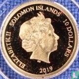 Îles Salomon 10 dollars 2019 (BE - type 2) "90th anniversary of the birth of Grace Kelly" - Image 1