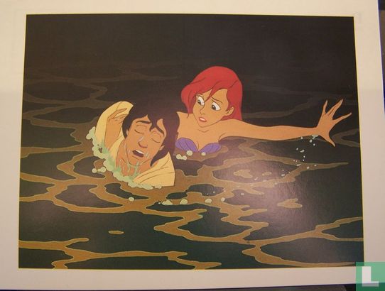 Prince Eric is saved from drowning by Ariel
