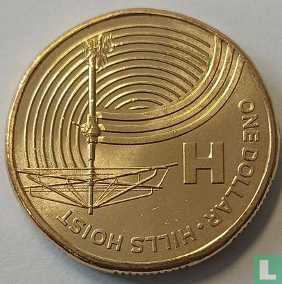 Australië 1 dollar 2019 "H - Hills hoist" - Afbeelding 2