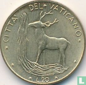 Vatican 20 lire 1974 - Image 2