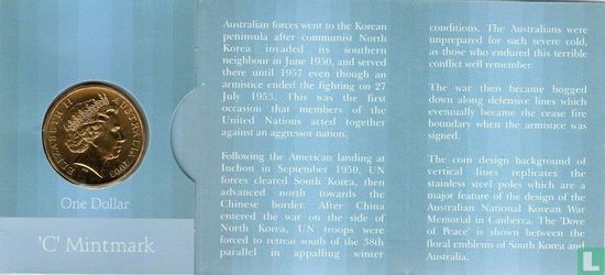 Australië 1 dollar 2003 (folder - C) "50 years End of the Korean War" - Afbeelding 2