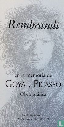 Rembrandt en la memoria de Goya y Picasso - Obra gráfica - Image 1