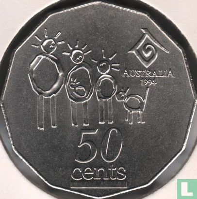 Australië 50 cents 1994 "International Year of the Family" - Afbeelding 1