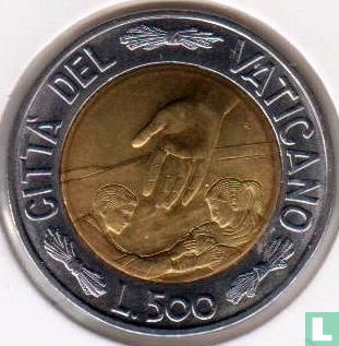 Vaticaan 500 lire 1999 "Time of choice and of hope" - Afbeelding 2