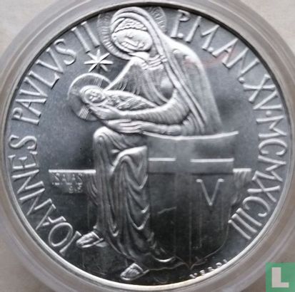 Vatican 500 lire 1993 "World Peace" - Image 1