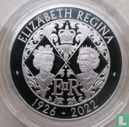 Royaume-Uni 5 pounds 2022 (BE - argent) "Life and legacy of the Queen" - Image 2
