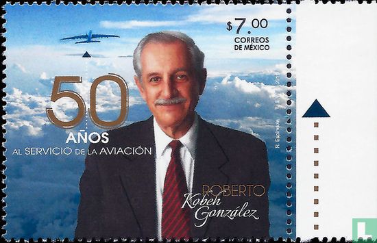  Roberto Kobeh González - 50 years of Aviation Service
