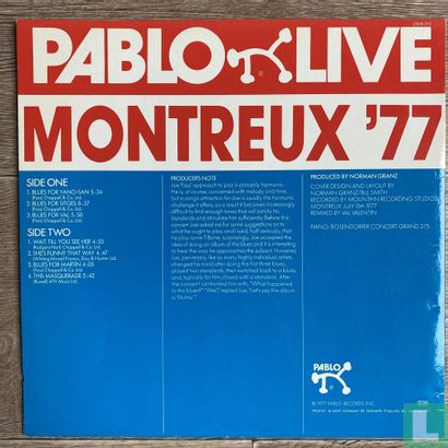 Pablo Live Montreux '77 - Image 2