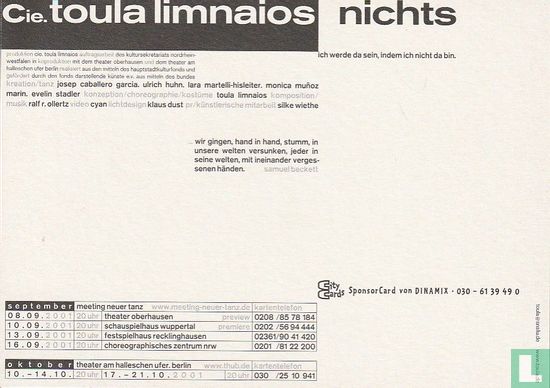 Cie. toula limnaios - nichts - Afbeelding 2