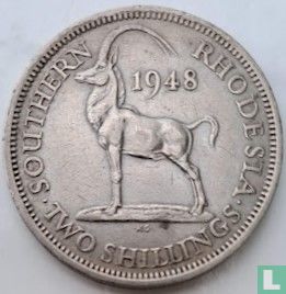 Südrhodesien 2 Shilling 1948 - Bild 1