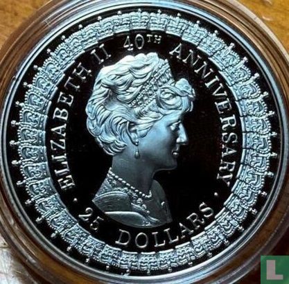 Australie 25 dollars 1992 (BE) "40th anniversary Reign of Queen Elizabeth II - Princess Diana" - Image 2