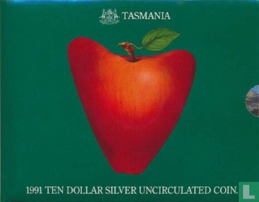 Australien 10 Dollar 1991 (Folder) "Tasmania" - Bild 1