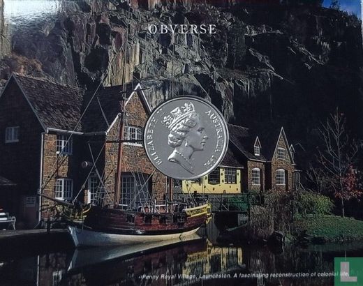 Australien 10 Dollar 1991 (Folder) "Tasmania" - Bild 2