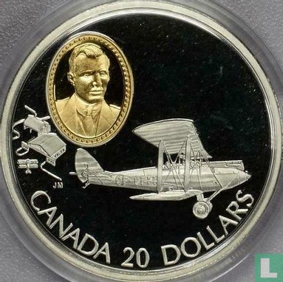 Kanada 20 Dollar 1992 (PP) "De Haviland Gypsy Moth" - Bild 2