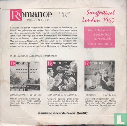Songfestival Londen 1960 - Afbeelding 2