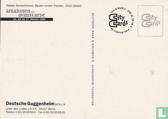 Deutsche Guggenheim - amazonen der avantgarde - Afbeelding 2