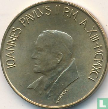 Vaticaan 20 lire 1991 - Afbeelding 1