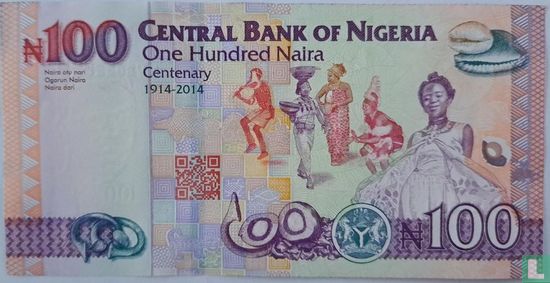 Nigeria 100 Naira  - Afbeelding 2
