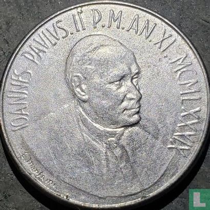 Vaticaan 50 lire 1989 - Afbeelding 1