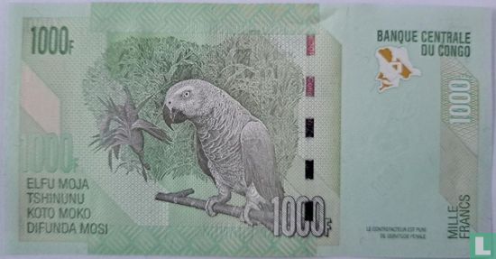 Congo 1000 Francs - Afbeelding 2