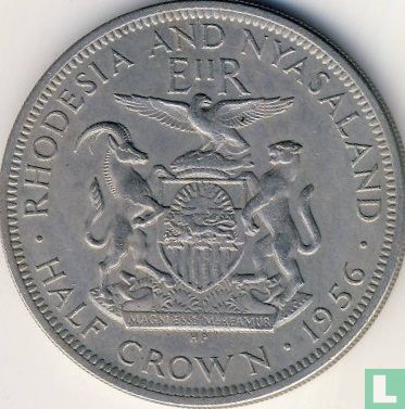 Rhodésie et Nyassaland ½ crown 1956 - Image 1
