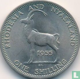 Rhodésie et Nyassaland 1 shilling 1955 - Image 1