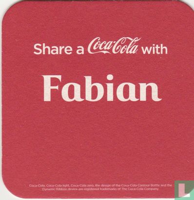Share a Coca-Cola with Fabian / Olivia - Afbeelding 1