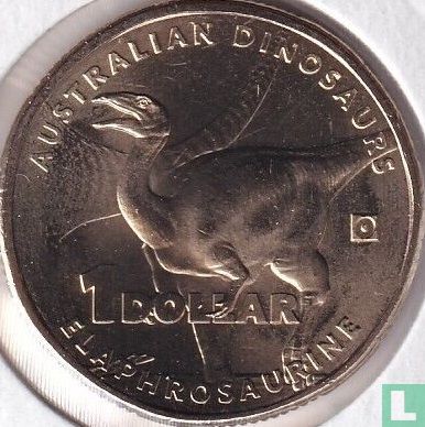 Australië 1 dollar 2022 (met privy merk) "Elaphrosaurus" - Afbeelding 2