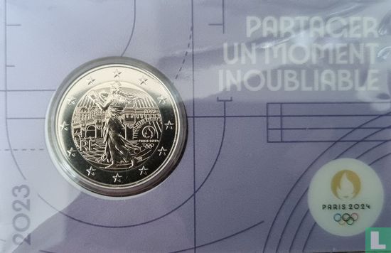 France 2 euro 2023 (purple coincard) "2024 Summer Olympics in Paris" - Image 1