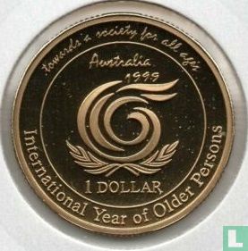 Australia 1 dollar 1999 (PROOF) "International year of older persons" - Image 2