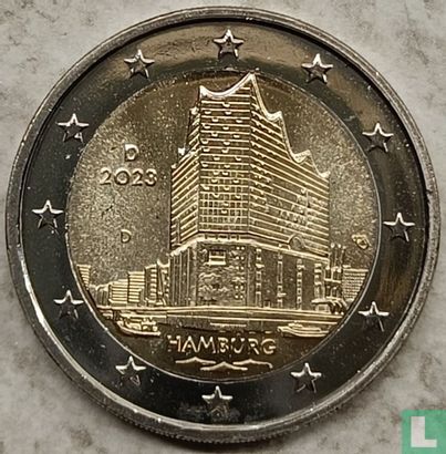 Duitsland 2 euro 2023 (D) "Hamburg" - Afbeelding 1