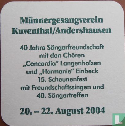Männergesangverein Kuventhal / Andershausen - Bild 1