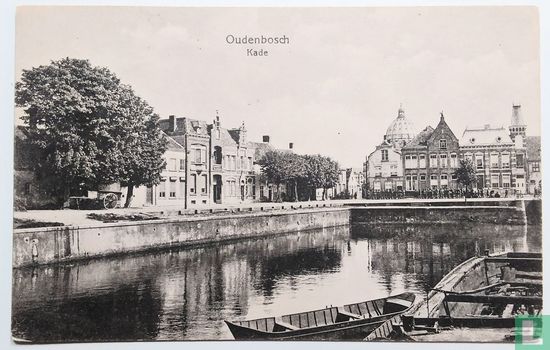 Oudenbosch, Kade met kar en mensen . - Bild 1