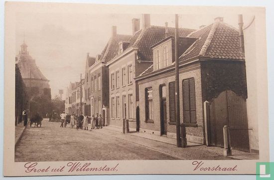 Voorstraat, Groet uit Willemstad. - Afbeelding 1
