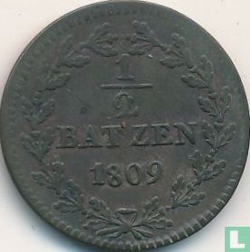 Basel ½ batzen 1809 - Image 1