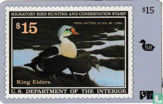 Migratory Bird Hunting stamp 1992 - Bild 1