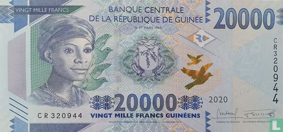 Guinee 20.000 Francs - Afbeelding 1
