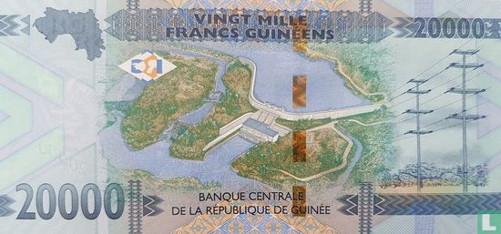 Guinee 20.000 Francs - Afbeelding 2