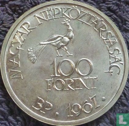 Ungarn 100 Forint 1967 "Death of Zoltán Kodály" - Bild 1